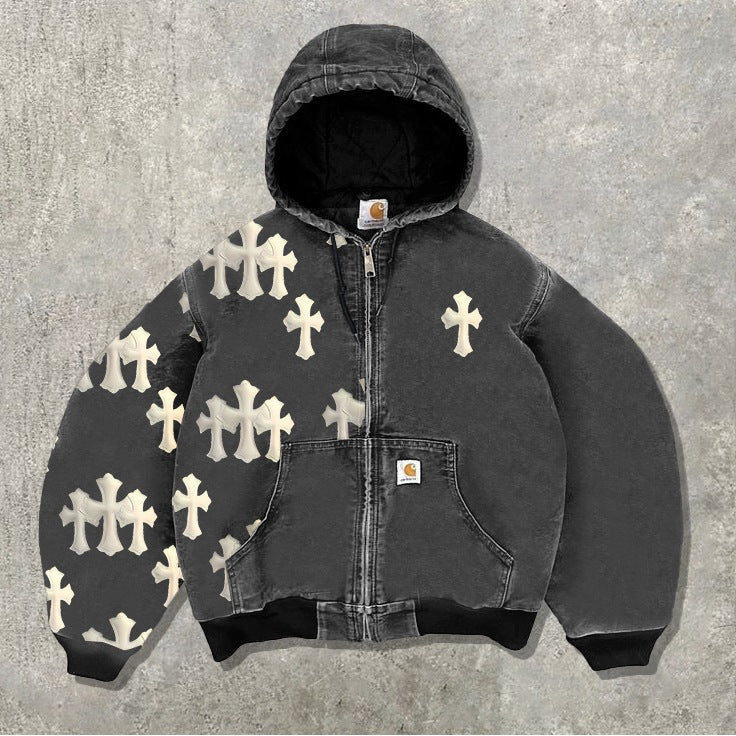 Cross of Thorns Zip Hoodie