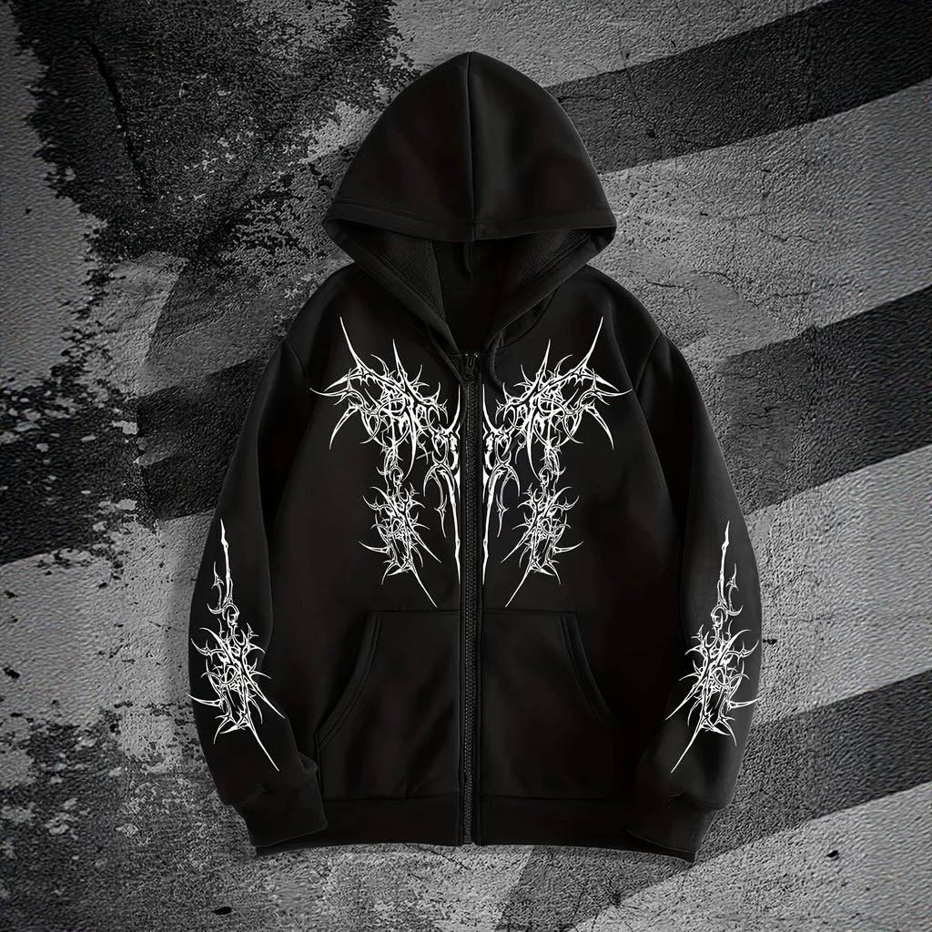 Dark Thorn Zip Hoodie