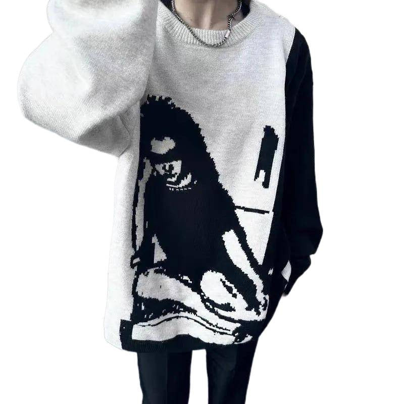 AUTUMN VIBES | Oversize Retro Baskılı Sweatshirt