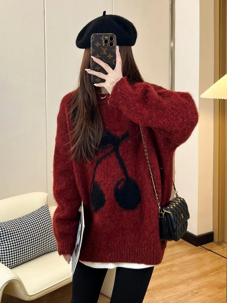 Cherry Girl Knit Cardigan