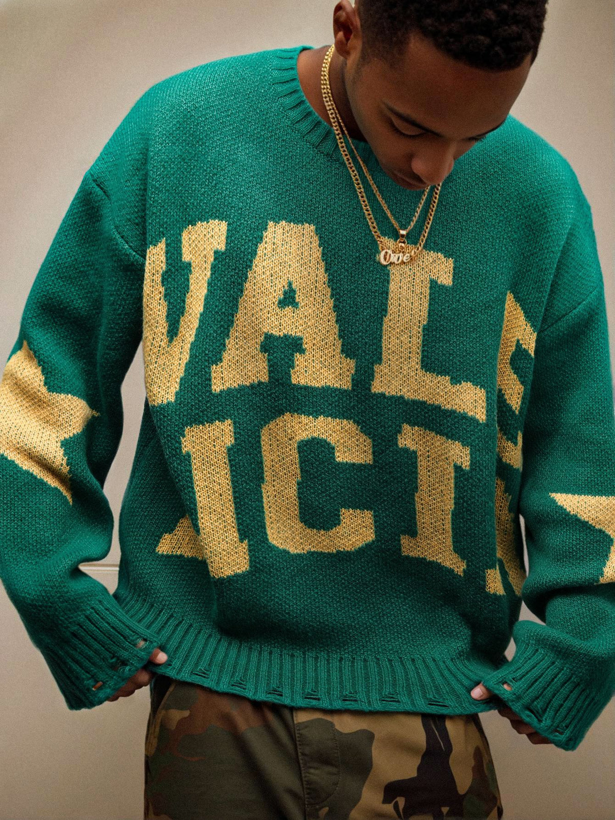 American College Style Vintage Sweater