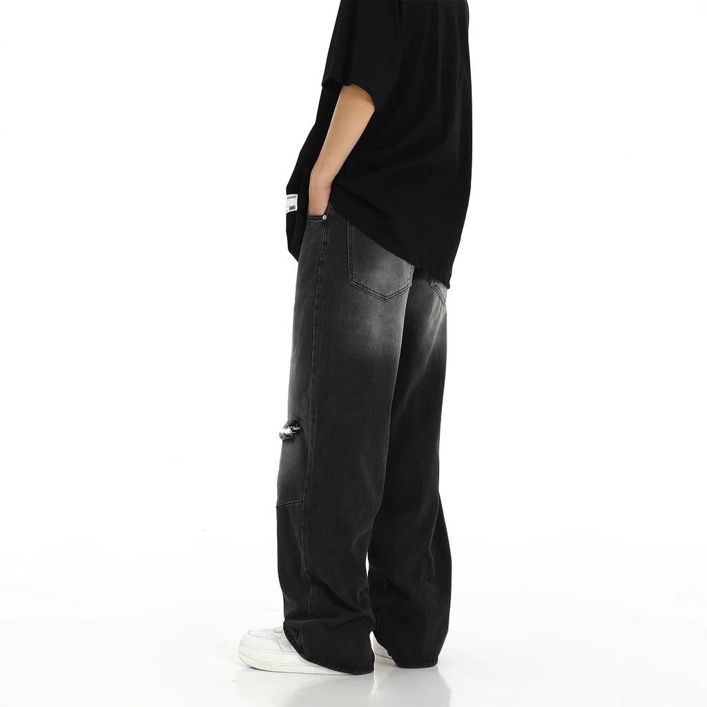 American Street Ripped Straight Jeans