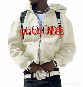 Y2K Vintage Graphic Zip-Up Hoodie  Oversized Streetwear Jacket