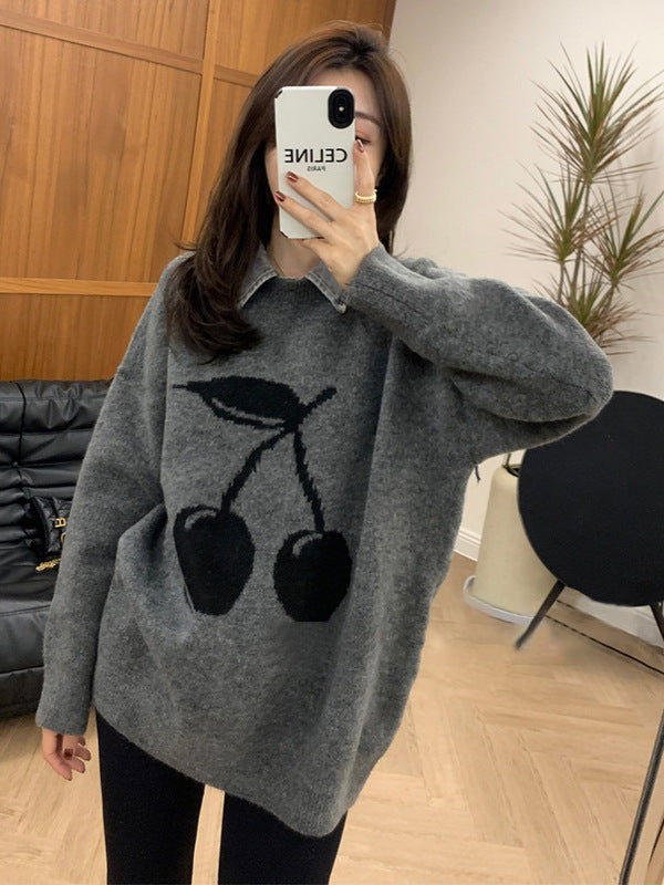 Cherry Girl Knit Cardigan