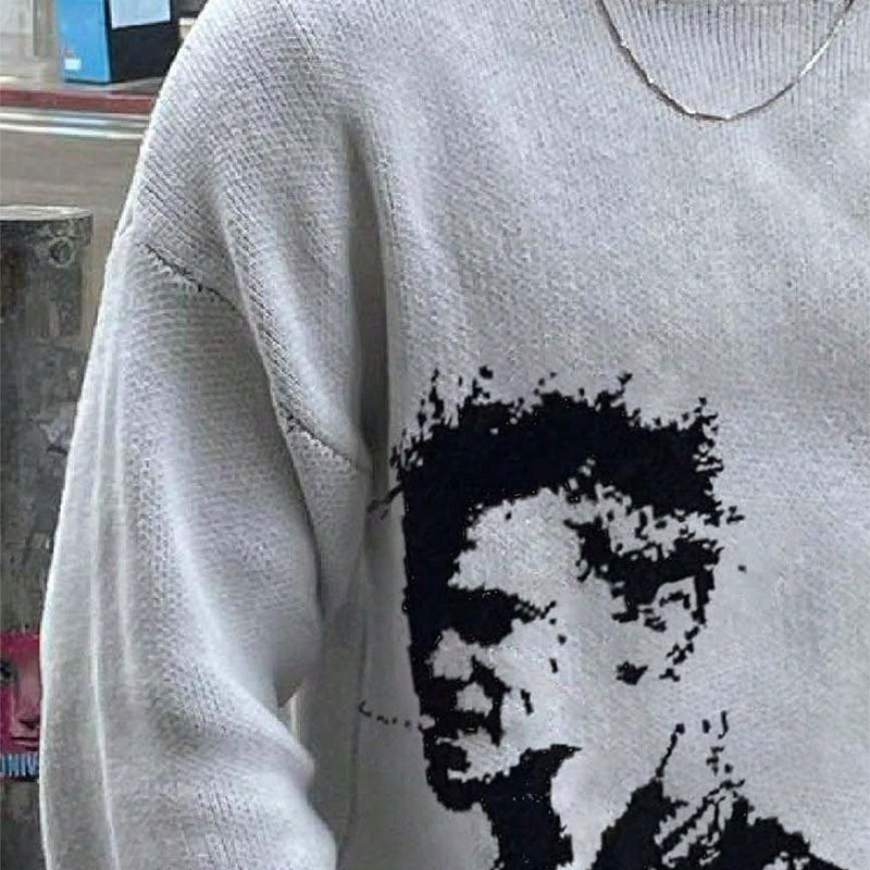 Cinematic Smoker Knit Sweater Y