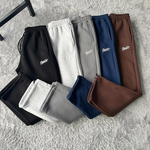 3 / 3 Men’s Retro Loose-Fit Straight-Leg Sweatpants