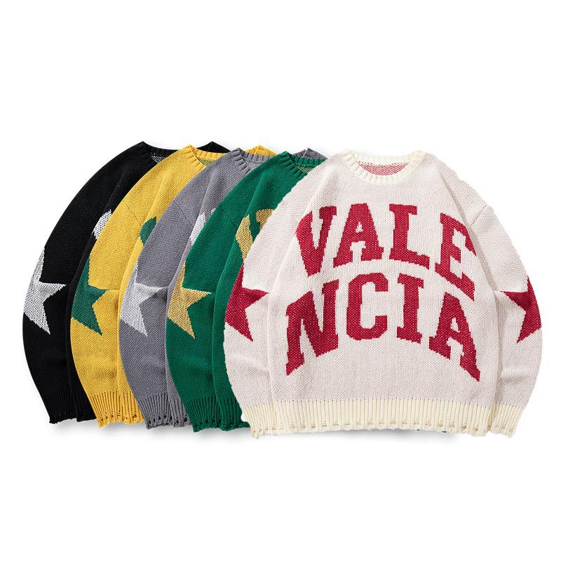 American College Style Vintage Sweater