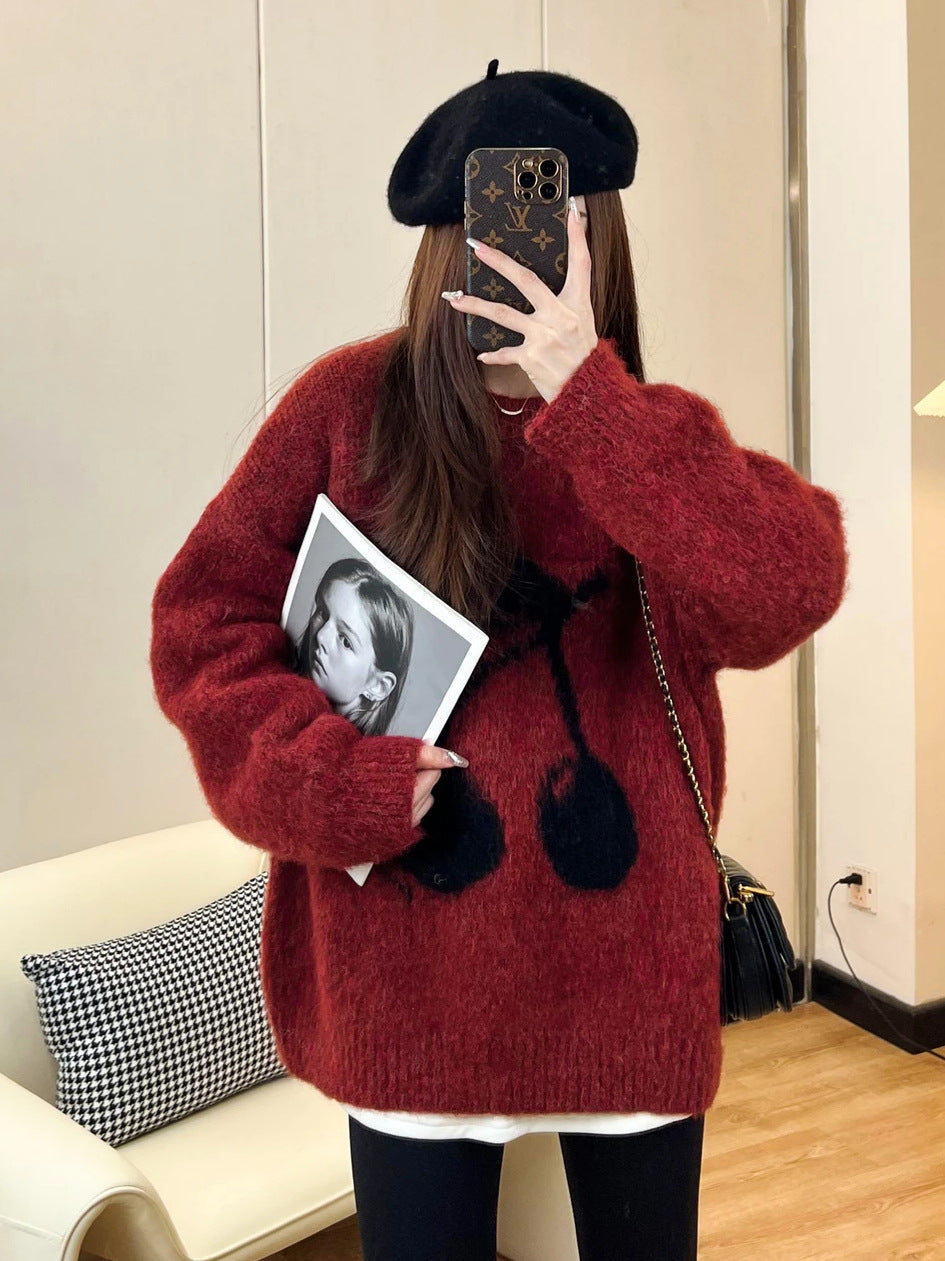 Cherry Girl Knit Cardigan