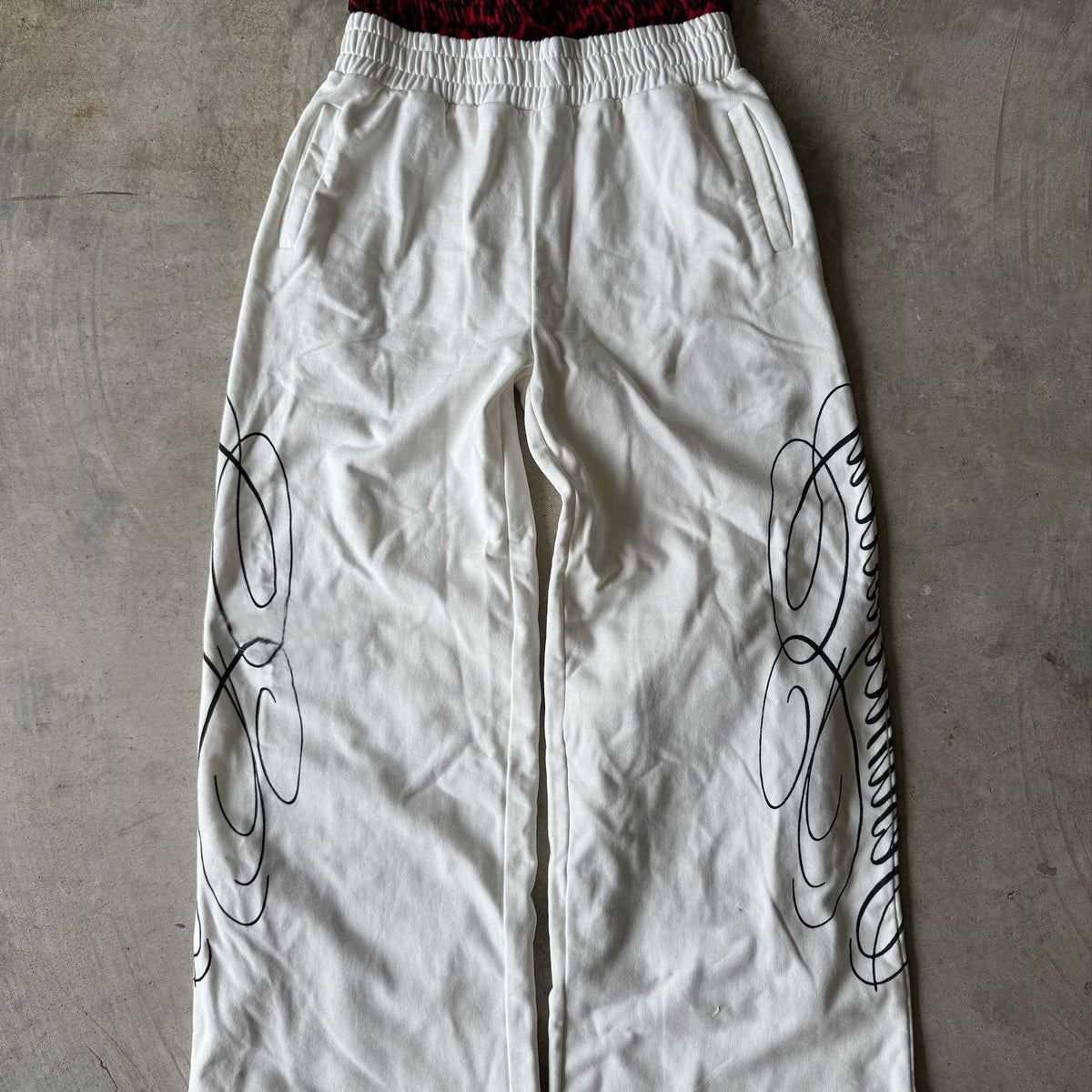 Black Distressed Sweatpants
