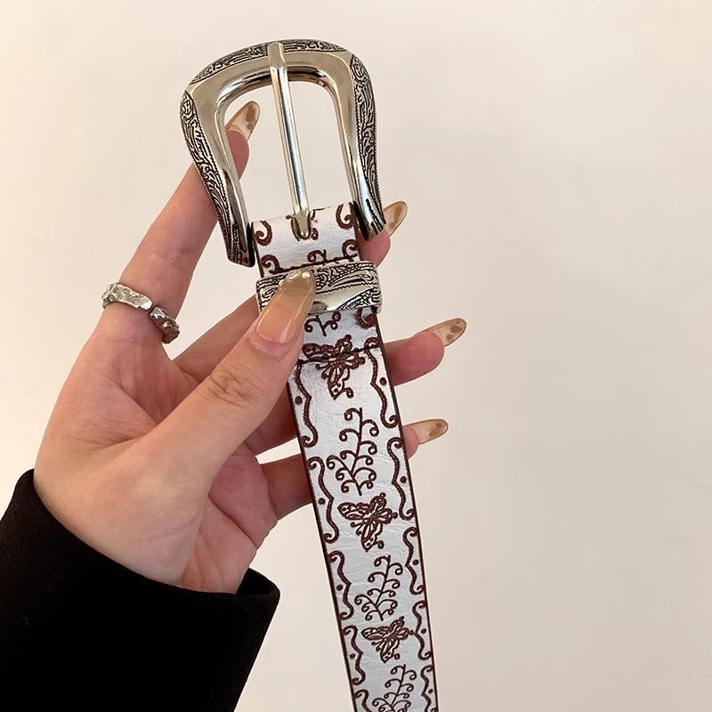 Vintage Western Engraved Belt
