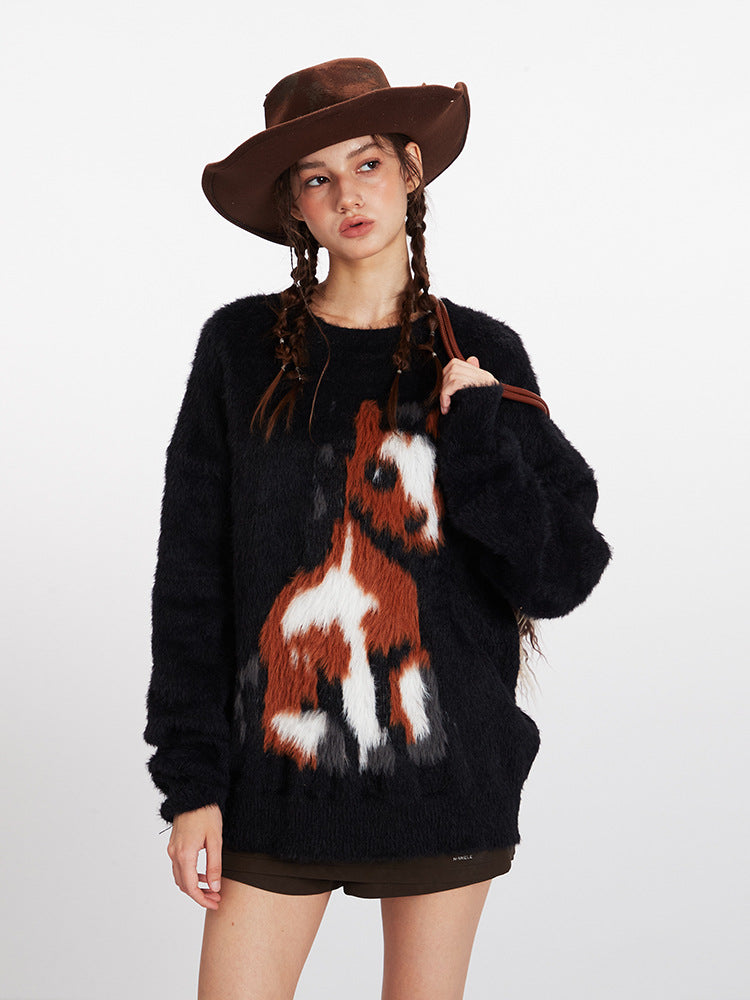 Pony Girl Knit Sweater