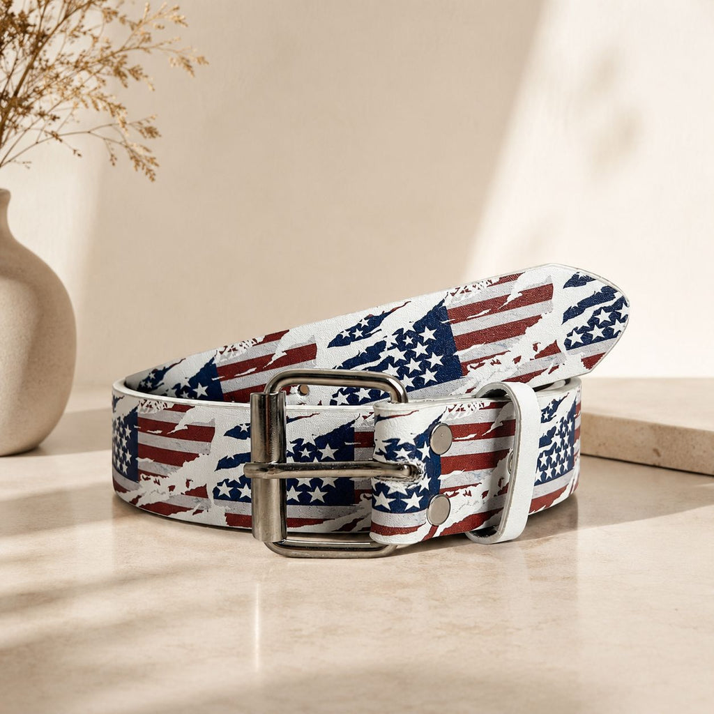 Vintage American Flag Belt
