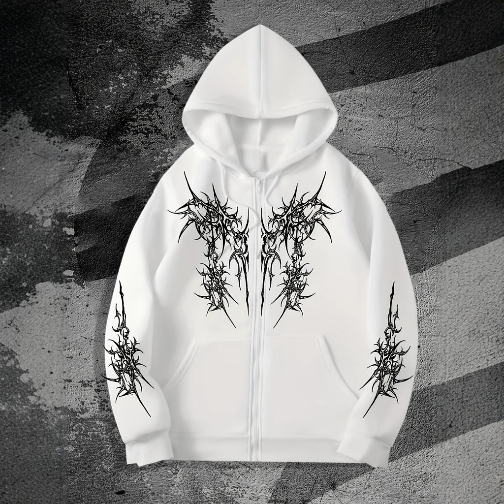 Dark Thorn Zip Hoodie