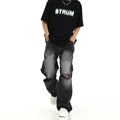 American Street Ripped Straight Jeans