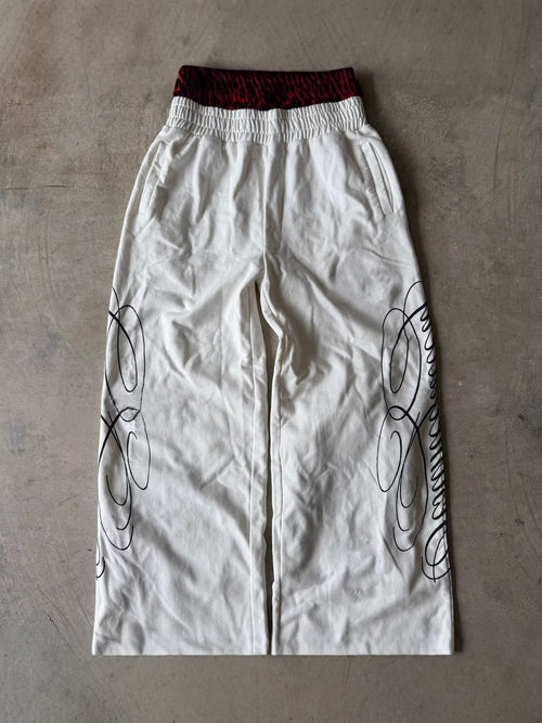 Black Distressed Sweatpants