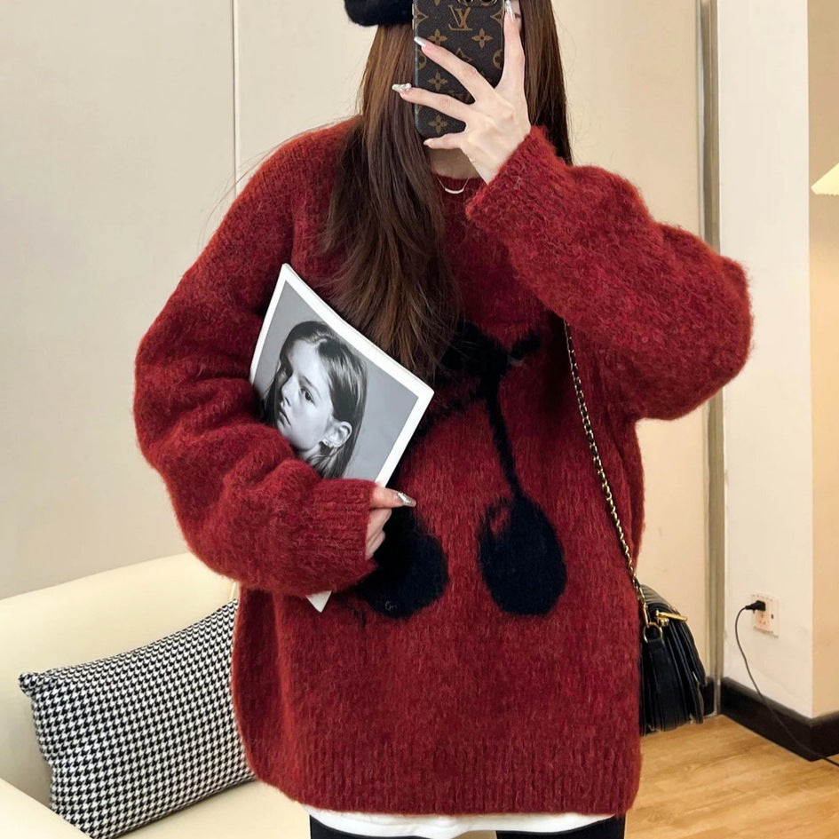 Cherry Girl Knit Cardigan