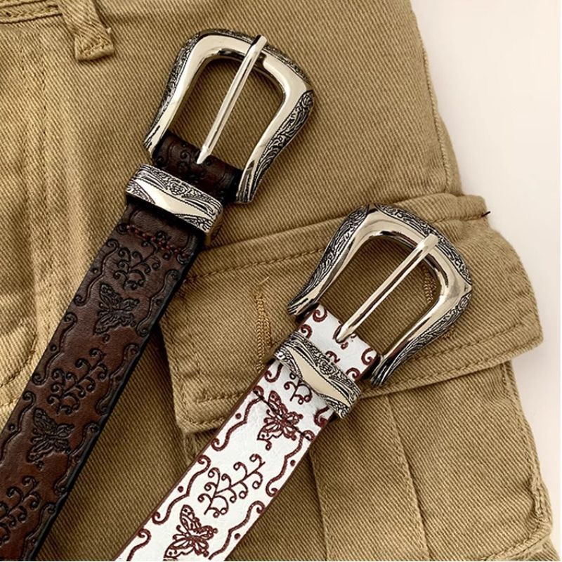 Vintage Western Engraved Belt