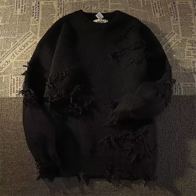 Wasteland Distressed Knit Sweater