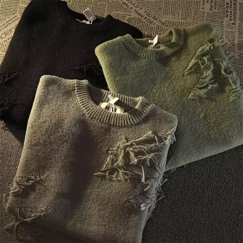 Wasteland Distressed Knit Sweater