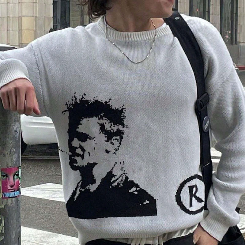 Cinematic Smoker Knit Sweater Y