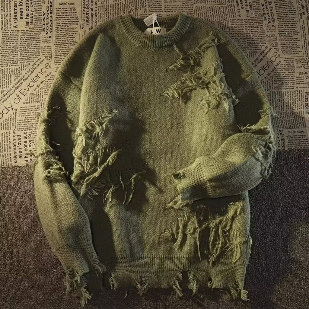Wasteland Distressed Knit Sweater