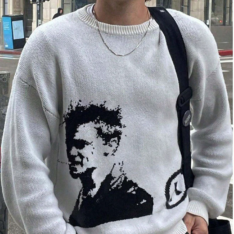 Cinematic Smoker Knit Sweater Y