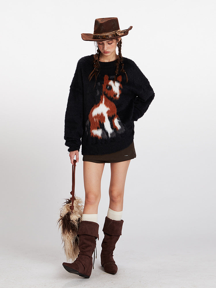 Pony Girl Knit Sweater