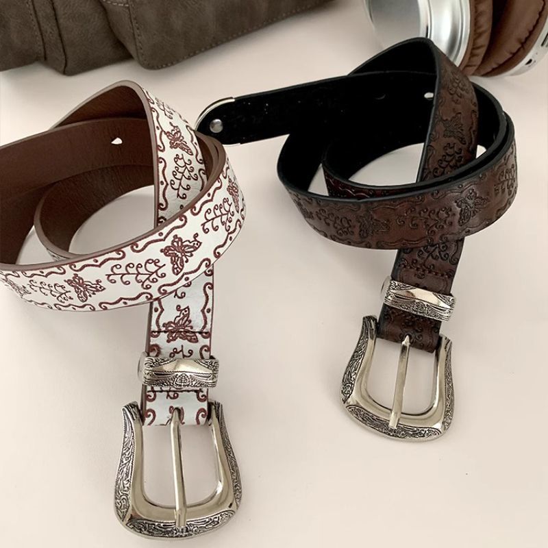 Vintage Western Engraved Belt