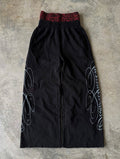 Black Distressed Sweatpants