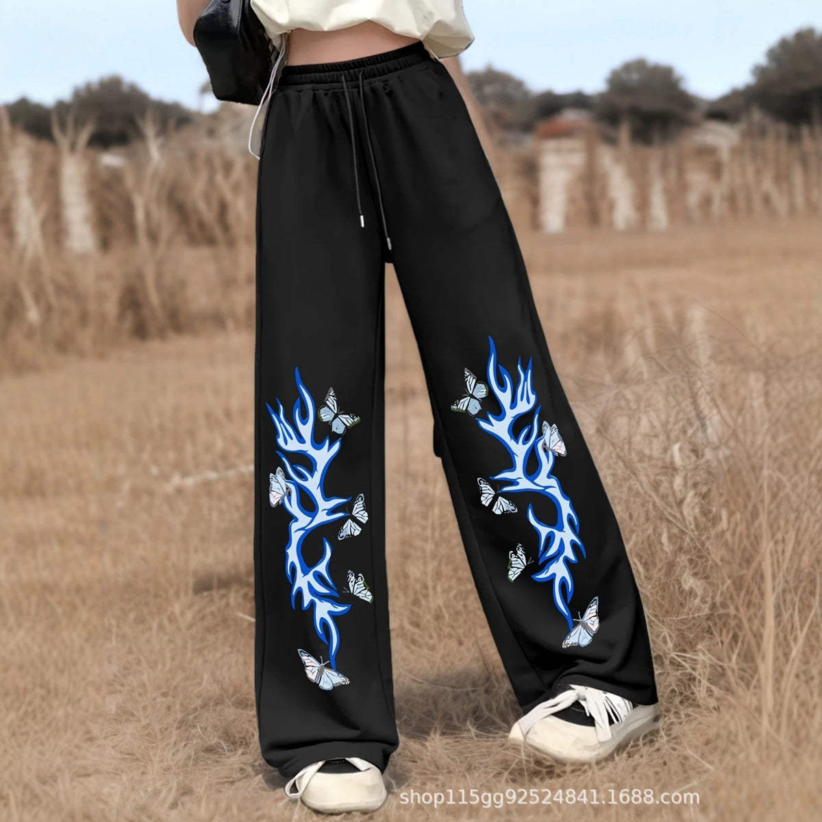 Y2K Break the Rules Wide-Leg Sweatpants