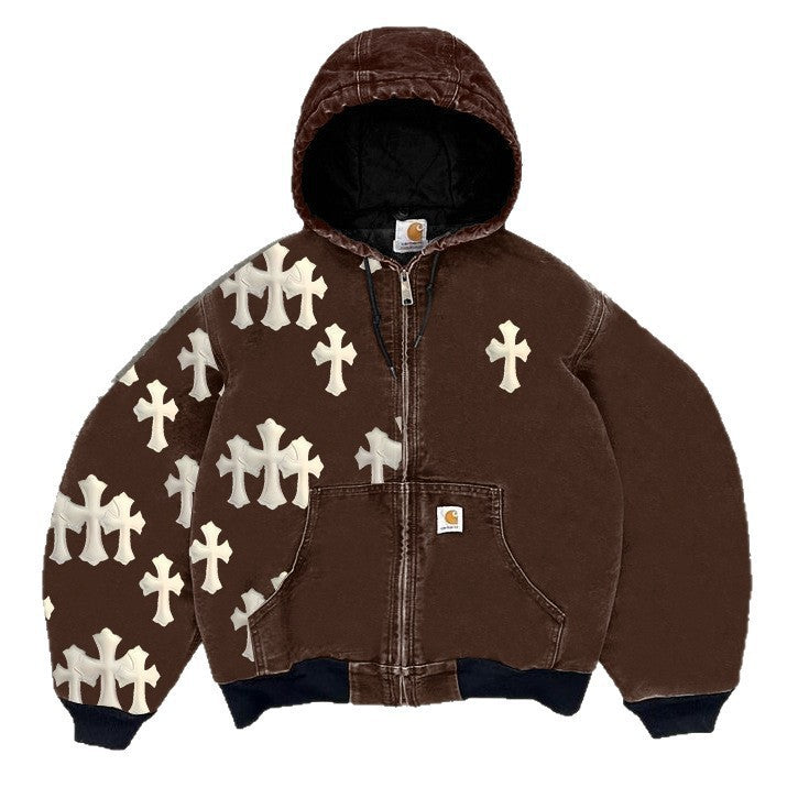 Cross of Thorns Zip Hoodie
