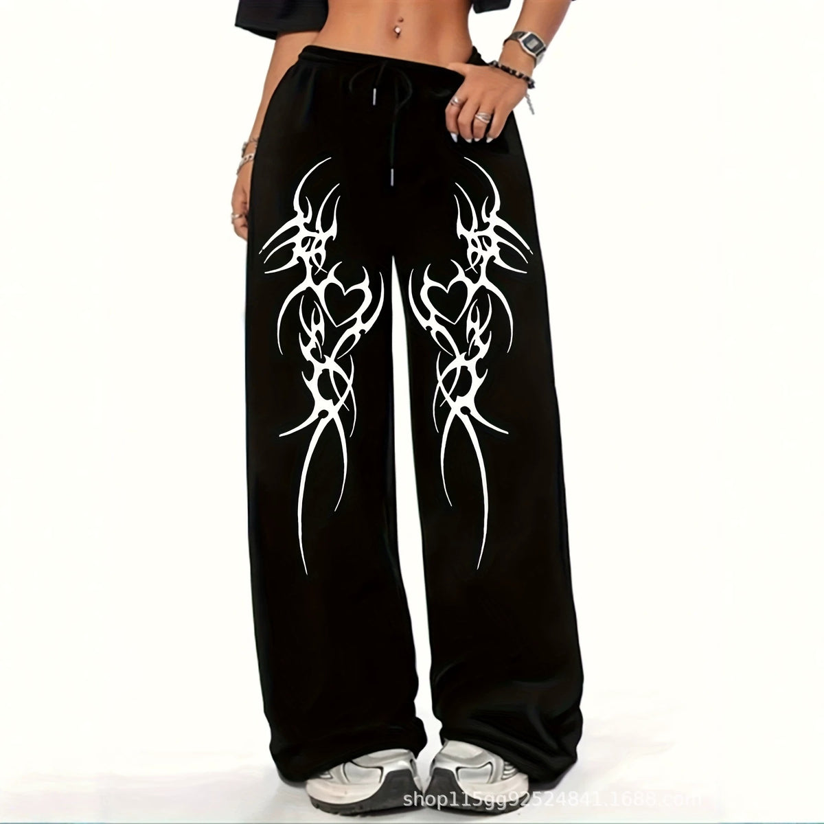 Y2K Break the Rules Wide-Leg Sweatpants