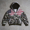 Stars & Camo Bomber Hoodie