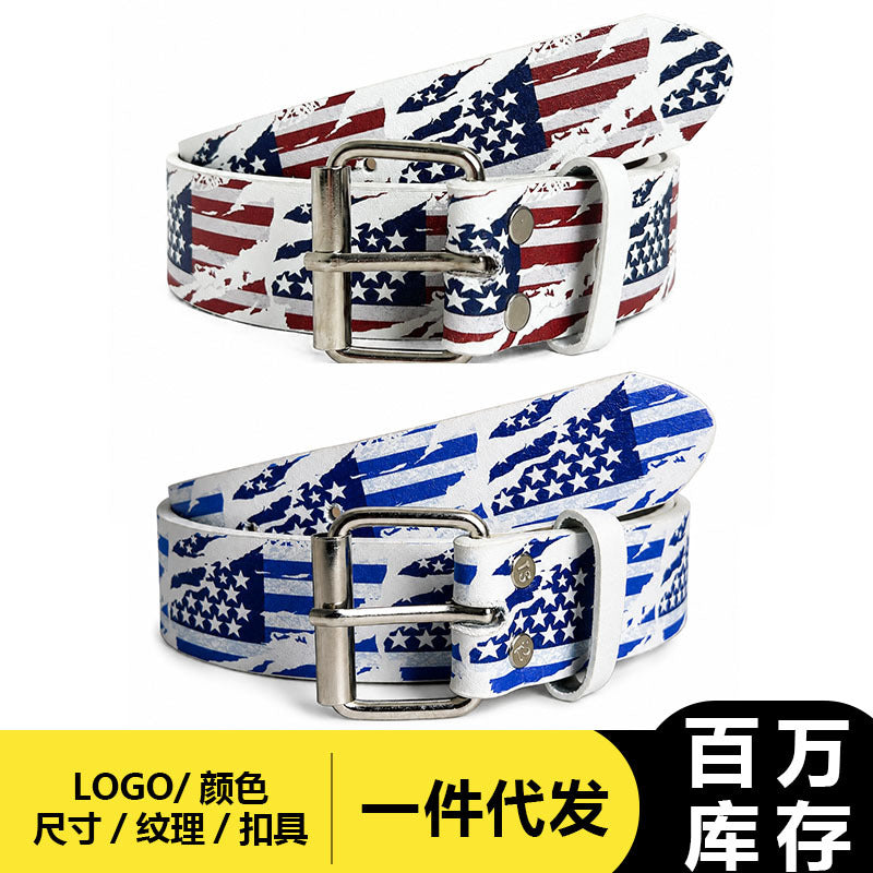 Vintage American Flag Belt