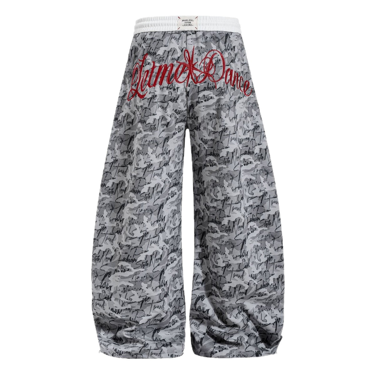 Y2K Camo Wide-Leg Sweatpants  Retro Streetwear
