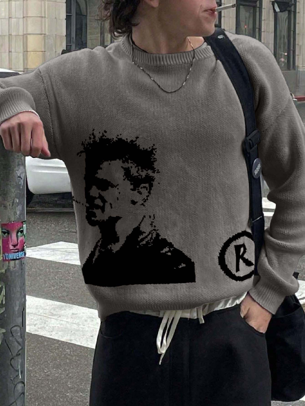 Cinematic Smoker Knit Sweater Y
