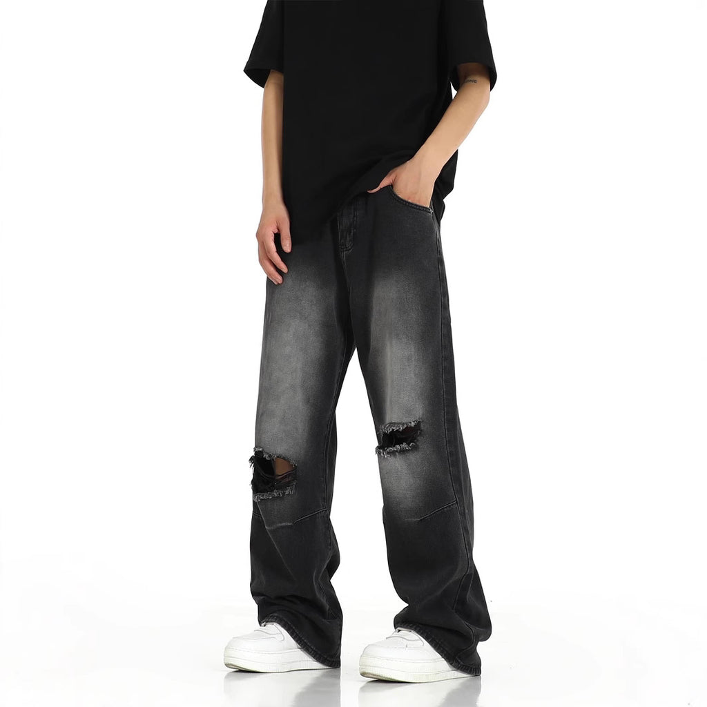 American Street Ripped Straight Jeans